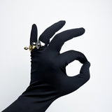 KISKA LAB MINI PLUG SIGNET PLATINUM RING