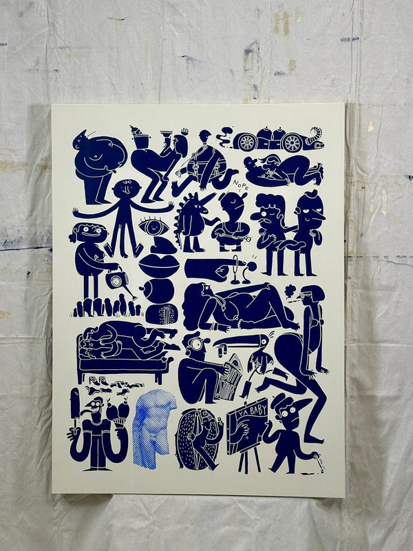 Cross-pollinate in Blue, 2024 by This Is Amit