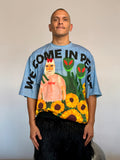 Walter Van Beirendonck WE COME IN PEACE TEE OVERSIZED