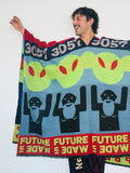 Walter Van Beirendonck Beep Beep Poncho - flame scarlet