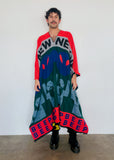 Walter Van Beirendonck Beep Beep Poncho - Orange