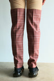 Walter Van Beirendonck Extra Sharp Pants Plaid Burgundy FW23