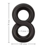 Rings! Ultra-Soft Crazy 8 Dual Silicone Cock Ring