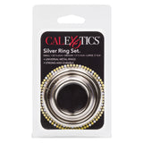 Rings! Silver Cock Rings (3 Piece Set)