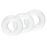 Rings! Stacker Silicone Cock Rings 3 Piece - Clear