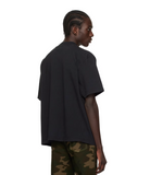 K.INGSLEY Black M.B.H Mock Neck Tee