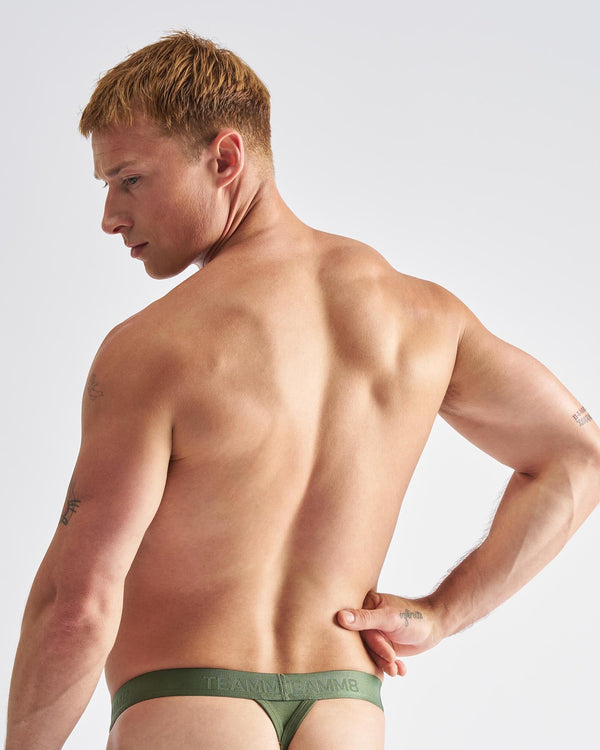 TEAMM8 Reign Thong - Emerald