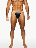 BIKE Stretch Cotton Jock Brief - Black