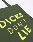 Dicks Don't Lie tote bag by Dicks Don't Lie - Green