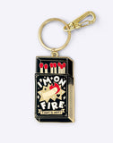 I’M On Fire Keychain  by Dicks Don't Lie
