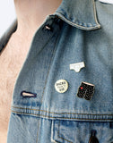 Arty Farty enamel pin by Dicks Don't Lie -  Lick my Liquorice