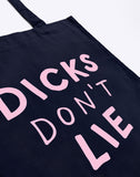 Dicks Don't Lie tote bag by Dicks Don't Lie - Navy