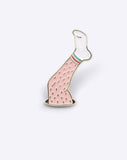 Killer Legs enamel pin by Dicks Don't Lie - Cheeky Pink