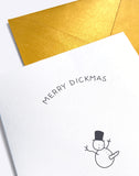 So This Is Christmas - Merry Dickmas Christmas Card - by Dicks Don't Lie