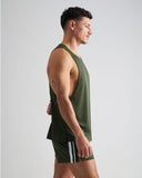 TEAMM8 S.S.C. Mesh Tank - Forest Green