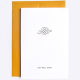 get well soon - greeting card by Dicks Don't Lie