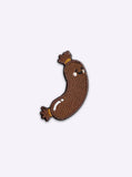 Saucy Sausage Iron-On Patch by Dicks Don't Lie