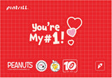 Snoopy V Day Just My Type Pin Card