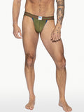 BIKE ATHLETIC Mesh Jockstrap - Olive