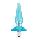 B Yours Basic Vibra Blue 4.5-Inch Vibrating Anal Plug