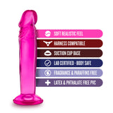 B Yours Sweet N' Small 6 Realistic Pink 6.5-Inch Long Dildo