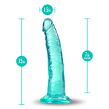 B Yours Plus Lust N’ Thrust Realistic Teal 7.5-Inch Long Dildo