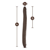 Dr. Skin Chocolate 16-Inch Long Dildo