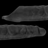 Oxballs Snake Deep-Reacher Silicone Cocksheath - Black