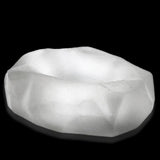 Hunkyjunk Fractal Tactile Cockring - Clear Ice