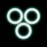 Performance VS2: Glow In The Dark White Small Penis Rings 3-Pack