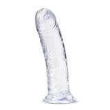 B Yours Plus Roar N’ Ride Realistic Clear 8-Inch Long Dildo