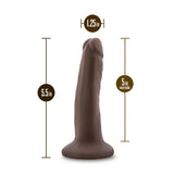 Dr. Skin Plus Realistic Chocolate 5.5-Inch Long Dildo