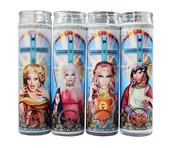 RuPaul All Stars Final Four Celebrity Prayer Candle Set - RuPaul's Drag Race