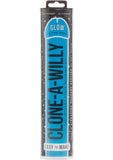 CLONE A WILLY AT HOME PENIS MOLDING KIT - GLOW IN THE DARK BLUE