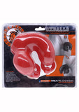Oxballs Meatlocker Silicone Chastity - Red Ice