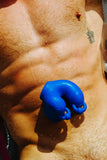Oxballs Meatlocker Silicone Chastity - Police Ice