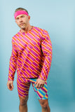 Steve Top Red STRIPE PRINT by LAZOSCHMIDL S/S 21