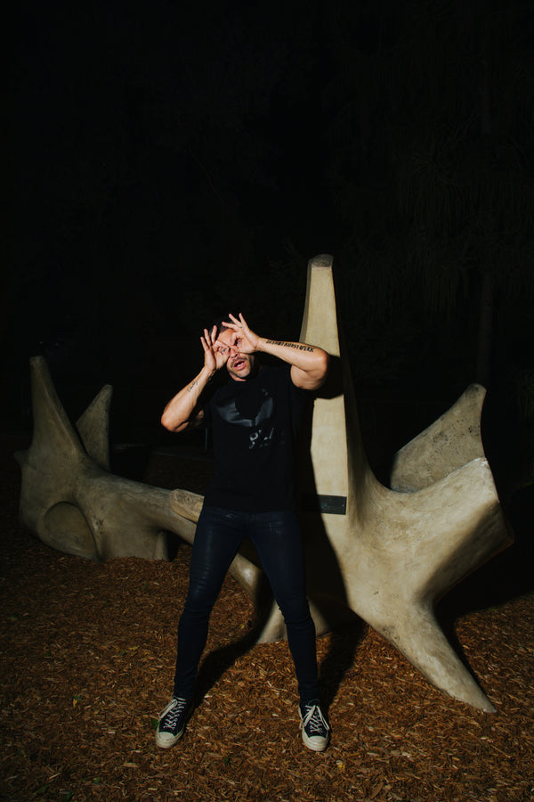 COMME des GARÇONS PLAY EYE BLACK T-SHIRT