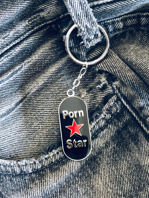 PORN STAR KEY CHAIN