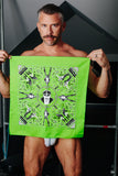 Tom of Finland Bandana by Peachy Kings Green