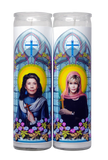 Grace and Frankie Celebrity Prayer Candle
