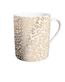KEITH HARING PORCELAIN MUG GOLD PATTERN