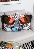 Mickalene Thomas Clarivel Centered Pillow for Henzel Studio