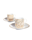 Keith Haring Porcelain Espresso Set Gold Pattern