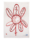 Virtues theologales Linen Tea Towel by Louise Bourgeois x Third Drawer Down