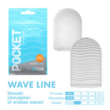 TENGA POCKET SLEEVE - WAVE LINE