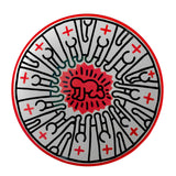 Keith Haring PORCELAIN PLATE "SILVER COLLECTION" #5