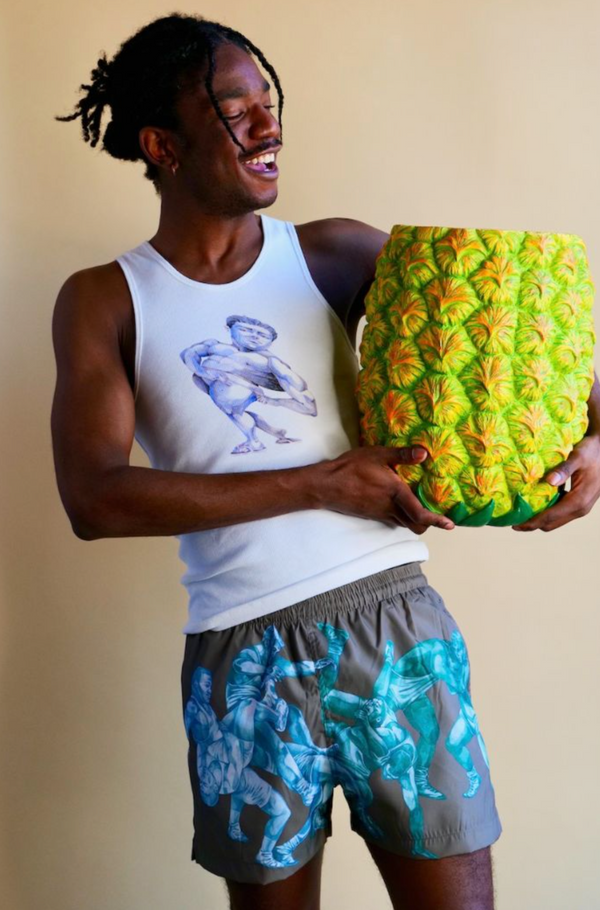 Giant Pineapple Stool by Third Drawer Down