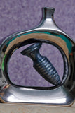 The Marshall Ribbed Butt Plug - Pewter