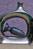 The Marshall Ribbed Butt Plug - Pewter